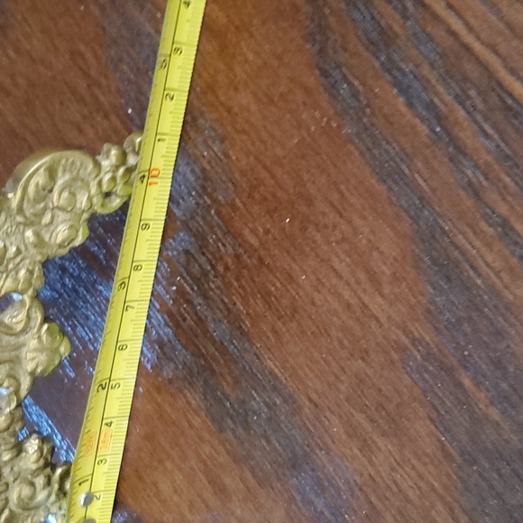 COPY - 7.5×4 VINTAGE SOLID BRASS VICTORIAN EASEL - Picture 10 of 10